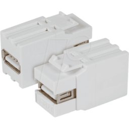 EFB-ELEKTRONIK KS EB498V2 - Conector hembra Keystone USB 2.0 tipo a > conector hembra tipo A