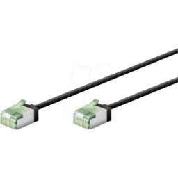 GOOBAY 74356 - Cable de interconexiones Cat.8,1 U/FTP super slim 5,0 m negro