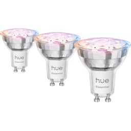PHILIPS HUE HUE 929004235704 - Luz inteligente, GU10, 4,7 W, RGBW, 3 piezas