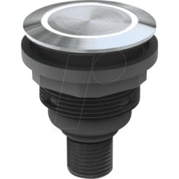 SCHLEGEL SVATLRRI0110C005 - Pushbutton - 1 S, bulb, steel, LED-Ring red