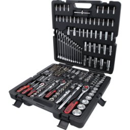 KS TOOLS GMBH KS 918.0216 - 1/4"+3/8"+1/2" juego de llaves de vaso CHROMEplus, 216 piezas