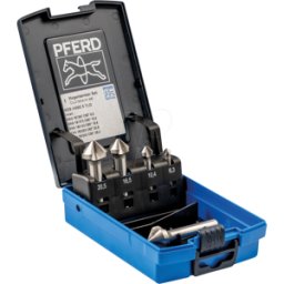 PFERD TOOLS PFERD 25202156 - Juego de avellano HSSE, 5 piezas, DIN 335 C 90°
