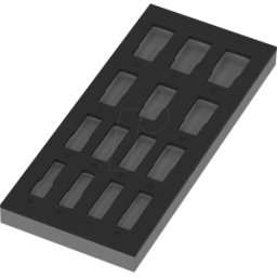 WERA 05137317001 - Inserto de espuma Zyklop B 3/8" zócalo, sin herramientas