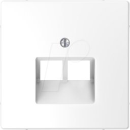 MERTEN ME MEG4522-6035 - Placa central para inserto UAE, doble, blanco loto, diseñ