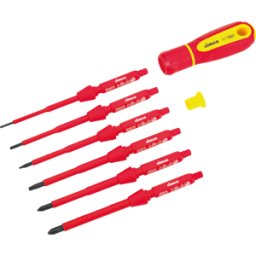 CIMCO 117860 - 8 piezas de destornillador VDE conjunto de cuchillas intercambia