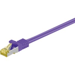 FREI PATCH-C7 05 VT - Cable de conexión de 0,5 m - cable bruto Cat.7, violeta