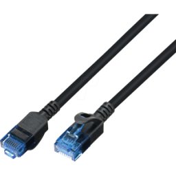 TTL NETWORK TTL 1810HF1,0M - Cable de conexión CAT.6a, U/UTP, SLIM, negro, 1 m.