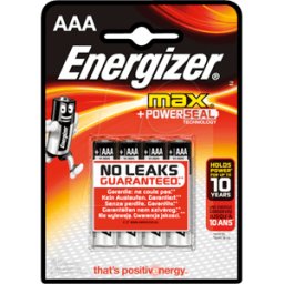 ENERGIZER EN MAX AAA 2 - MÁX., pila alcalina, AAA (Micro), paquete de 4