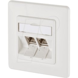 METZ CONNECT BTR 1309121002-E - módulo E-DAT 2 Port UP Cat.6a blanco puro