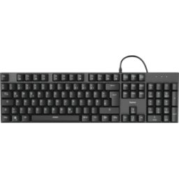 HAMA 182678 - Teclado, USB, mecánico, negro, de