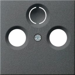 GIRA55 COAX ANT - Cubierta para antena coaxial socket antracita