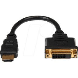 STARTECH.COM ST HDDVIMF8IN - Adaptador HDMI, conector HDMI a conector DVI 24+1