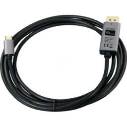 MAXTRACK MATR C522-1L - Cable adaptador USB tipo C > DP, 8K a 30 Hz, 1,0 m