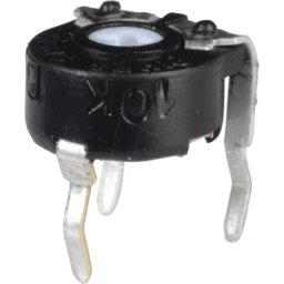 PIHER PT 6-L 100K - Potenciómetro de ajuste, horizontal, 100 kOhm, 6 mm