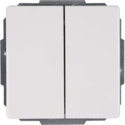 KOPP EL VEN 600329086 - Interruptor de cambio/cambio - VENECIA, blanco puro