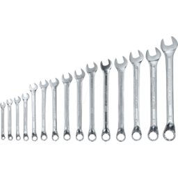 KS TOOLS GMBH COM 512.0225 - Conjunto de llaves de anillo de COMPETICIÓN, manivela, 15