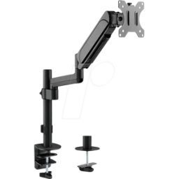 VALUE 17991181 - Soporte para monitor, 1 pantalla, barra de soporte, montaje en m