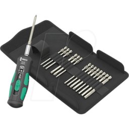 WERA 05075851001 - Juego de puntas para llaves dinamométricas, 2-6 Nm, 1/4'' hex.,