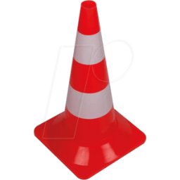 VELLEMAN VEL 1190-50 - Garaje: Cono de señalización, columna, rojo-blanco