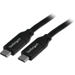 STARTECH.COM ST USB2C5C4M - Cable USB 2,0 USB-C a USB-C, carga rápida, 4 m..