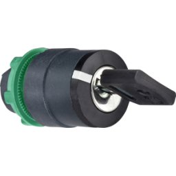 SCHNEIDER ELECTRIC ZB5AG4D - Interruptor de llave, elemento frontal, Harmony XB5, 22 mm, negr