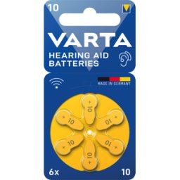 VARTA AIR 10 - Batería para audífonos, zinc-aire, 5.8x3.5 mm, ayu