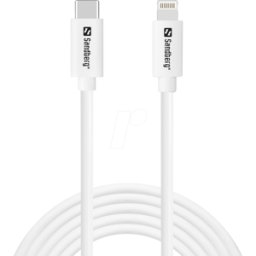 SANDBERG 136-59 - Cable de sincronización y carga, USB-C > Lightning, 2m..