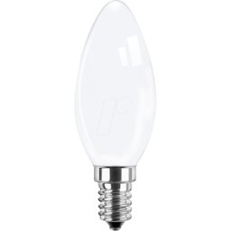 BLULAXA 48625 - Lámpara de filamento LED C35 E14 2,5 W 250 lm WW opalino