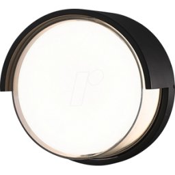 HEITRONIC HEIT HT-501327 - Luz de pared CIRCULA, 10 W, 690 lm, 3000K, IP65, Con paraguas