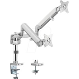 LOGILINK BP0089 - Soporte para monitor, 2 pantallas, 17" - 32", 553 mm, montaje en