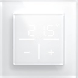 HOMEMATIC IP HMIP WGT-GF1 - Set 1x termostato de cristal + marco, 1 gatillo