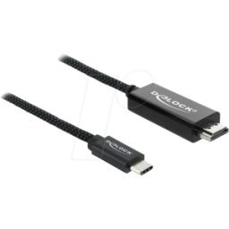 DELOCK 81704 - Cable USB Type-C™ a HDMI coaxial (DP Alt Mode) 4K 60 Hz con reve