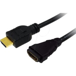 LOGILINK CH0056 - HDMI a ud. > HDMI a BU., 4K a 30 Hz, negro, 2 m