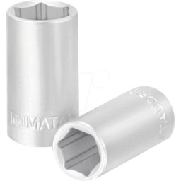 MATADOR MAT 2075 0070 - Inserto de llave de vaso, hexágono exterior, 1/4", 7
