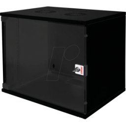 ROLINE 26210187 - Carcasa de pared de 19", 9U, fondo 400mm, negro