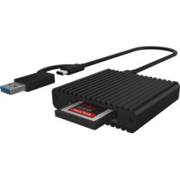 ICYBOX ICY IB-CR404-C31 - Lector de tarjetas, externo, USB 3.2, tipo C, CFexpress™ t
