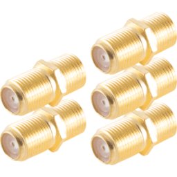 SHIVERPEAKS SHVP BS15-301314 - 5x SAT-F doble zócalo, chapado en oro