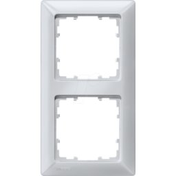 SIEMENS SIE 5TG2552-3 - Línea DELTA, marco metálico de aluminio, 2 compart