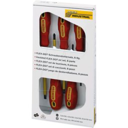 PROXXON 22630 - Juego de destornilladores VDE ranurado + Phillips, 6 piezas