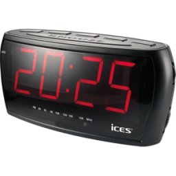 LENCO ICR-230-1 - Radio despertador FM, pantalla led