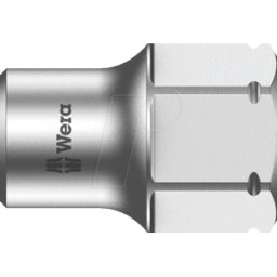WERA 05003665001 - Inserto de llave de vaso, hexágono exterior, 1/4", 4