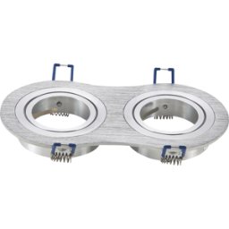 AIGOSTAR AIG 4483 - Anillo de montaje en techo, 2x GU10/MR16, plata