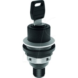 SCHLEGEL SSSA31IIC009 - Interruptor accionado por llave - 2 S, plata