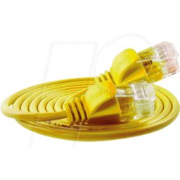 SLIM UL6 1 GE - Cat.6 Cable ligero DELGADO U/UTP 1,0 m amarillo