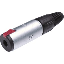 NEUTRIK NJ-3FC - Conector/adaptador jack, 6,35 mm, mono/estéreo, 3 polos