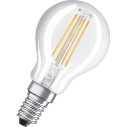LEDVANCE GMBH OSR 075434288 - Lámpara LED STAR E14, 4 W, 470 lm, 2700 K, filamento, paq