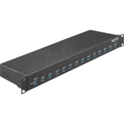 DELOCK 64039 - 19" Hub Industrial 13 x USB 3,0 Tipo-A..