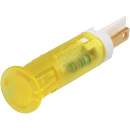 APEM APM QS81 Y24 - Lámpara de señalización LED, amarilla, 24 V