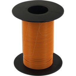 ECON CONNECT ECON KL025OR25 - Alambre de cobre trenzado 0.25qmm naranja Bobina 25m