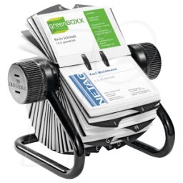 DURABLE 248101 - Tarjetas de visita para fichero giratorio